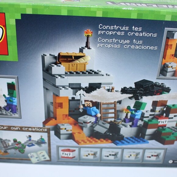LEGO Minecraft The Cave 21113 Playset - Picture 3 of 4